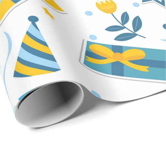 Hanukkah Geschenkpapier (Rolleneckpunkt)