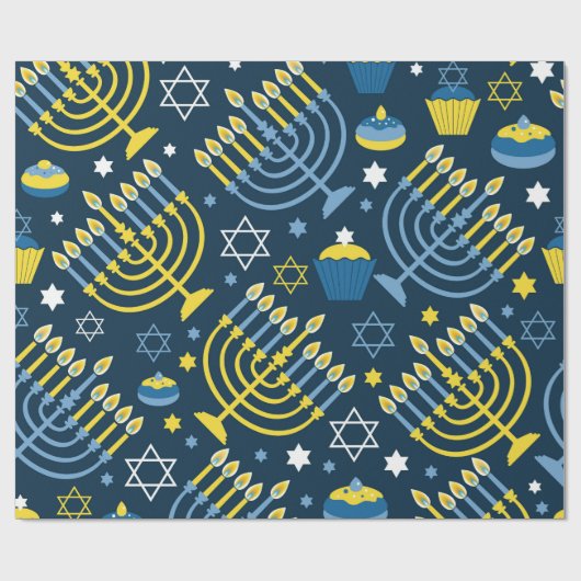 "Hanukkah" Geschenkpapier (Flach)