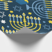 "Hanukkah" Geschenkpapier (Ecke)