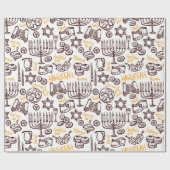 Hanukkah Geschenkpapier (Flach)