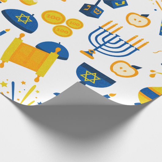 Hanukkah Geschenkpapier (Ecke)