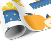 Hanukkah Geschenkpapier (Rolleneckpunkt)