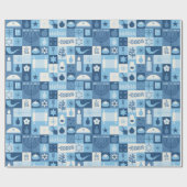 Hanukkah Geschenkpapier (Flach)