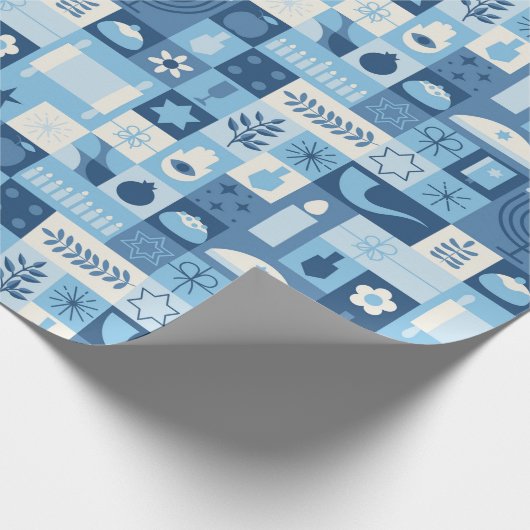 Hanukkah Geschenkpapier (Ecke)