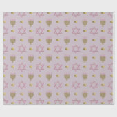 Hanukkah Geschenkpapier (Flach)