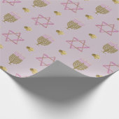 Hanukkah Geschenkpapier (Ecke)