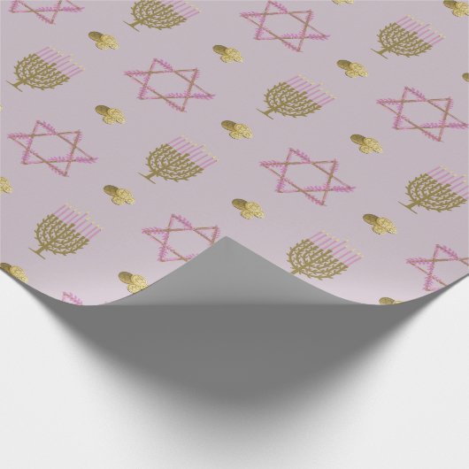 Hanukkah Geschenkpapier (Ecke)