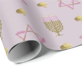 Hanukkah Geschenkpapier (Rolleneckpunkt)