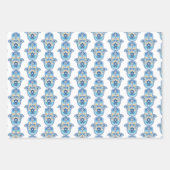 Hanukkah Geschenkpapier Set (Vorderseite)