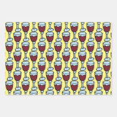 Hanukkah Geschenkpapier Set (Vorderseite)