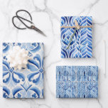 Hanukkah Geschenkpapier Set<br><div class="desc">Mit unserem atemberaubenden blau-weiß verpackten Papier kommen Sie in den Hanukkah-Geist! Ideal,  um Ihren Urlaubsgeschenken eine festliche Touch hinzuzufügen</div>