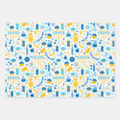 Hanukkah Geschenkpapier Set (Vorderseite 3)