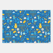 Hanukkah Geschenkpapier Set (Vorderseite)