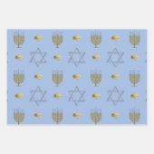 Hanukkah Geschenkpapier Set (Vorderseite 3)