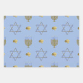 Hanukkah Geschenkpapier Set (Vorderseite)