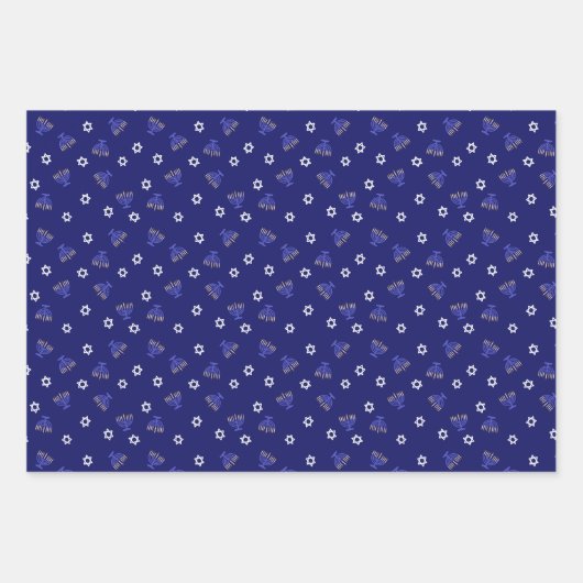 Hanukkah Geschenkpapier Set (Vorderseite 3)