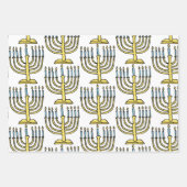Hanukkah Geschenkpapier Set (Vorderseite 3)