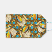 Hanukkah Gift Tag Geschenkanhänger (Vorderseite (Horizontal))