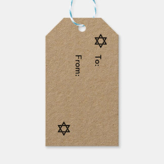 Hanukkah Gift Tags Geschenkanhänger
