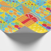 Hanukkah Gift Wrap "Hanukkah Squares 2" Geschenkpapier (Ecke)