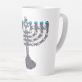 Hanukkah glam menorah hanukkiah milchtasse (Rechte Ecke)