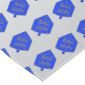 hanukkah, glückliche hanukkah, hanukkah candal tischdecke (Schrägansicht)