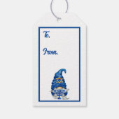 Hanukkah Gnomes Geschenkanhänger (Rückseite)