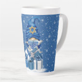 Hanukkah Gnomes Latte Tasse (Rechte Ecke)