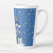 Hanukkah Gnomes Latte Tasse (Rechts)