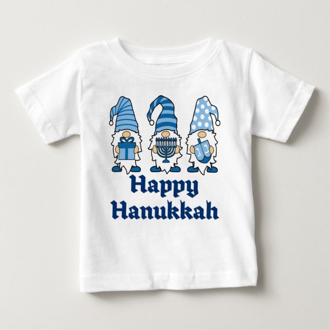Hanukkah Gnomes Trio Baby T Shirt (Vorderseite)