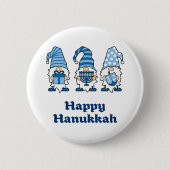 Hanukkah Gnomes Trio Button (Vorderseite)