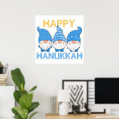 Hanukkah Gnomes Trio Poster (Heimbüro)