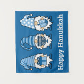 Hanukkah Gnomes Trio Tapestry Wandteppich (Vorderseite)