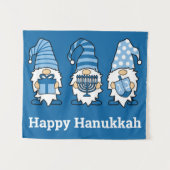 Hanukkah Gnomes Trio Tapestry Wandteppich (Vorderseite (Horizontal))