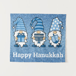 Hanukkah Gnomes Trio Tapestry Wandteppich