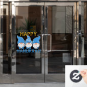 Hanukkah Gnomes Trio Window Fensteraufkleber (Büro Tür)