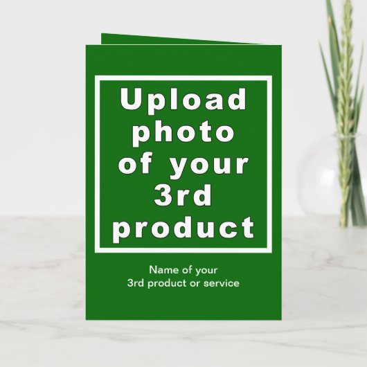 Hanukkah Green Faltkarte Karte (Rückseite)