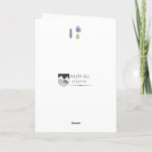 Hanukkah Greeting Card Dankeskarte (Rückseite)