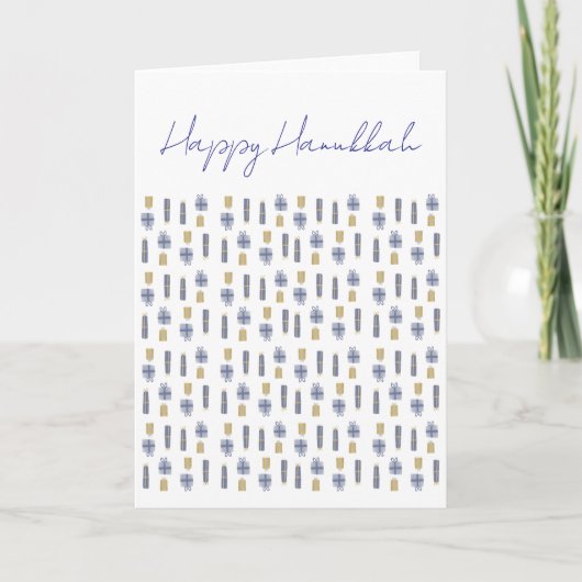 Hanukkah Greeting Card Dankeskarte (Vorderseite)