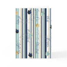 Hanukkah Greeting Card Dreidels