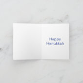 Hanukkah Greetings Card Karte (Innenseite)