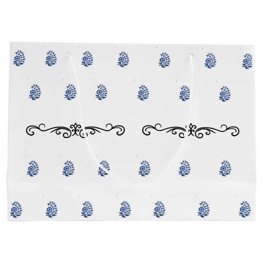 Hanukkah Große Geschenktüte (Rückseite)