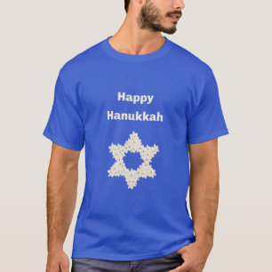Hanukkah Gruß mit Blume T-Shirt