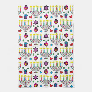 Hanukkah Hanukkiah Licht und hell Geschirrtuch