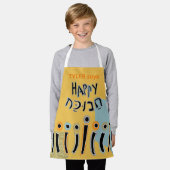 Hanukkah Happy Dancing Candles Schürze (Getragen)