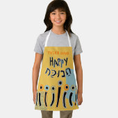 Hanukkah Happy Dancing Candles Schürze (Insitu)