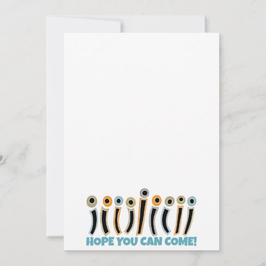 Hanukkah Happy Glitzy Art Einladung (Rückseite)