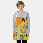 Hanukkah Happy Glitzy Art Schürze (Getragen)