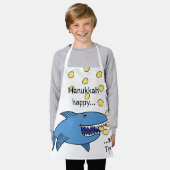 Hanukkah Happy Shark Schürze (Getragen)