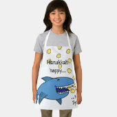 Hanukkah Happy Shark Schürze (Insitu)